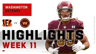 Washington Defense Shuts Down the Bengals | NFL 2020 Highlights