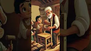 🤫 No One Knew the Carpenter's Secret.  #valuesForKids #childrensLearning #respectForElders