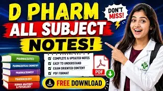 How to Download All D Pharm Subject Notes for Free | Don't Miss | Download Now