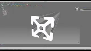 Modeling Aluminum Extrusion in FreeCAD 0.19