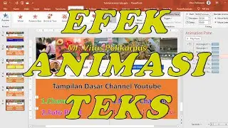 Powerpoint Tutorial 2019, How to Make Simple Text Animation