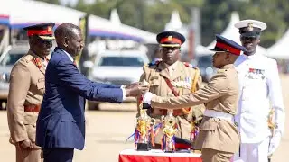 Watch as President Ruto awards Winners during KDF pass out parade in Eldoret!!