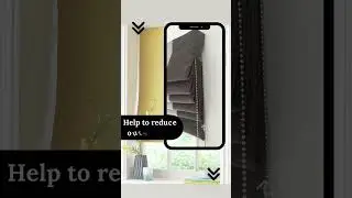 Add a Luxury Touch & Privacy With Roman Window Blinds #shorts #shortvideo #shortviral #short