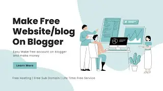How To Make Blogger Account | How to make Blog Free