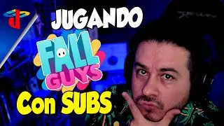 Jugando Fall Guys en VIVO con SUBS 🔥 Squads y Privadas