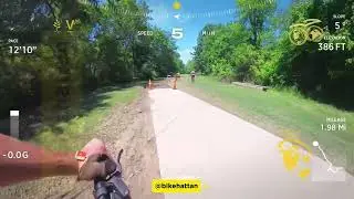 White Rock Creek W. Lawther Trailhead Dallas 4K bikehattan Texas
