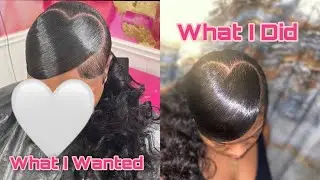 Heart Shaped Side Swoop Ponytail |Breanna Kay’lee|