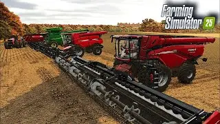 Bean harvest is complete! Brothers give helping hands to get it done! | FS25 Ray County MO Series