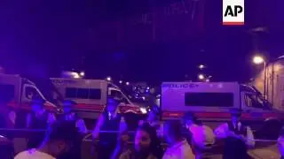 Latest from security cordon in north London