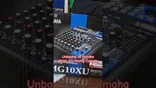 Unboxing of Yamaha MG10 XU Mixing Console #robinsaxophonemusicacademy #yamaha #mixingconsole #shorts