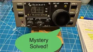 Elecraft K1 - The Answer to the Mystery Whistle