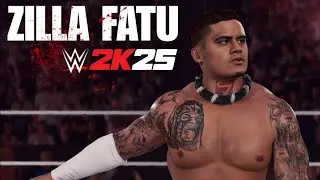 WWE 2K25 - Zilla Fatu Full Entrance Concept | Samoan Dynasty | Bloodline Family Business !