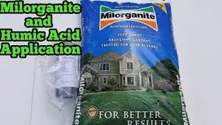 Milorganite and First Humic Acid Application
