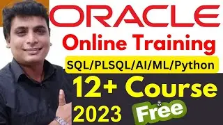 Official Oracle 🔥Free Course And Swags | SQL PLSQL Cloud AI ML With Certificate | Free T-shirt