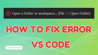 Visual Studio Code Live Server: Open a Folder or Workspace | Vishal Tech