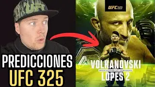 PREDICCIONES UFC 325 - VOLKANOVSKI vs LOPES 2 , HOOKER vs SAINT DENIS, FIZIEV vs RUFFY