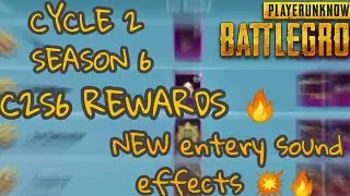C2S6 REWARDS 🔥 / NEW LOBBY ENTERY SOUND AND EFFECTS💥