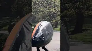 Big guy rides the biggest hoverboard 7200Wh #euc #euccommunity #hoverboard