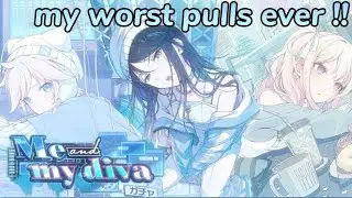 My worst pulls ever !! Me and my diva gacha [Projet Sekai Japanese]