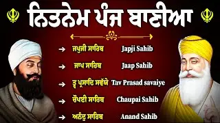PANJ BANIA DA PATH || NITNEM SAHIB FULL PATH || NEW SHABAD 2026 || NITNEM #kirtan