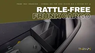 Frunk Tray Organizer for Gen2 Rivian R1T & Rivian R1S, by TWRAPS