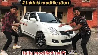 Fully modified swift in city | Priyanshu Pal | #modified #carmodification #swift