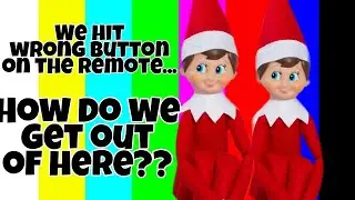 Elf stuck in tv