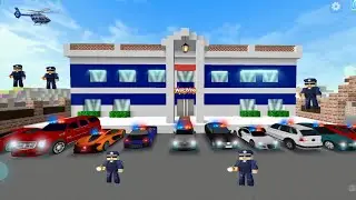 Rich Police Station 💰🚔 | Supercars on Duty in school partycraft 