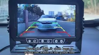 Rohent N12 Magnetic RV Backup Camera Wireless Solar 10050mA Rechargeable Battery 7'' DVR Monitor