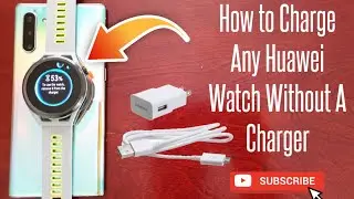 Как зарядить любые умные часы Huawei без зарядного устройства | Очень полезный совет, если вы пот...