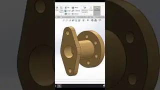 Made a mechanical part in solidworks #cadcamsolidworks #3dprinting #cadmodelling #3dmodel #solidcad