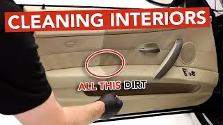 Cleaning Dirty Car Door Plastic and Leather - Our Best Interior Cleaner