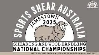 2025 National Shearing & Wool Handling Competition - Saturday 25th October Afternoon