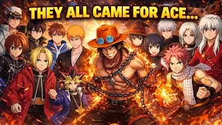 What If the Entire Anime Universe Came to Save Ace? | One Piece Funny Crossover