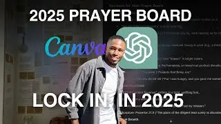 Before you make your goals for 2025 | Making a Prayer Board