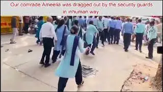 Our AISF - All India Students' Federation comrades were manhandled by DU security guards. 