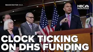 Funding talks stall ahead of Friday deadline for DHS as shutdown fears rise