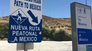 Walking Across the Border to Tijuana, Mexico