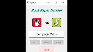 Rock Paper Scissor in Python