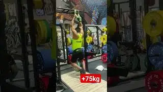 +75kg reverse grip towel pull up