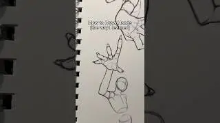 How to Draw Hands (the way I learned)  #tutorial #howtodraw #hand #hands #draw #drawing #sketch #fyp