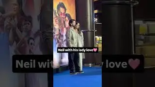 Neil Nitin Mukesh with wife at the blue carpet special premiere of Nishaanchi..#neilnitinmukesh #e24