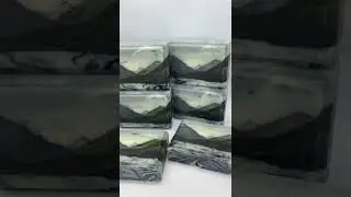 Soap challenge club entry for April 2022. Rock creek lake Montana. Scraper technique