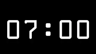 7 Minute Timer - Silent Count Up Stopwatch