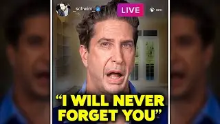 David Schwimmer Breaks Down Live In Response To Matthew Perry's Death