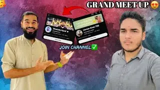 i meet Mustafa hanief vlog 🥳😍 @MustafaHanif  Grand meet up vlog
