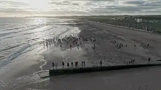 Blyth Beach Boxing day Dip 2025