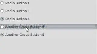 GTK+ Radio Button example