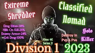The Division 1 - Classified Nomad Build, DZ, Legendary, Pvp/Pve, Xbox Series X 4K Great For 2026!