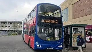 On Loan to Metrobus | Onboard | Damory Volvo B7TL Wright Gemini | 66913 LX06 EBP | 2 